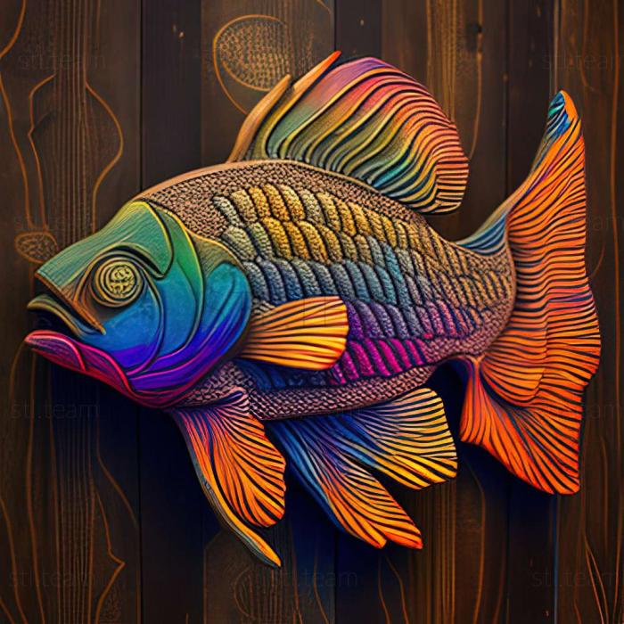 Animals Rainbow melanotenia Maccallocha fish